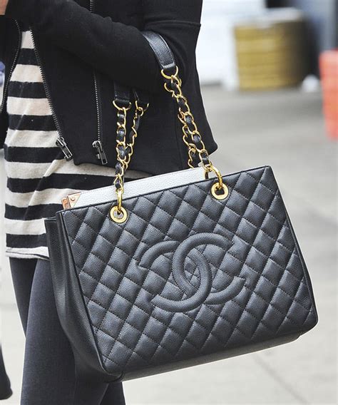 chanel gst bag colors|Chanel tote shopper bag.